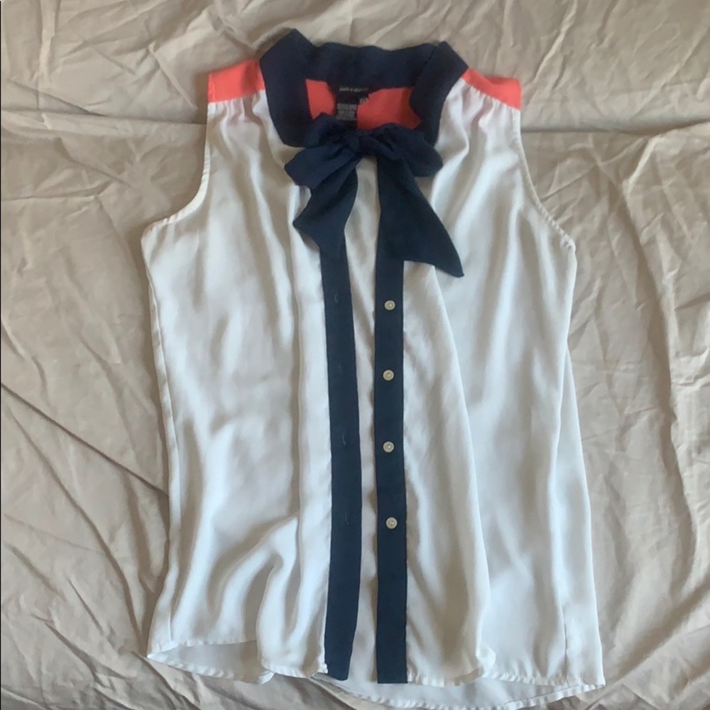 Color blocked fashion top